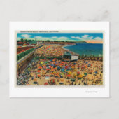 Kroegen op de strand, Santa CruzSanta Cruz, CA Briefkaart (Voorkant)