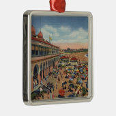 Kroegen op de strand voor Casino Metalen Ornament (Rechts)