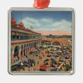 Kroegen op de strand voor Casino Metalen Ornament (Voorkant)