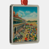 Kroegen op de strand voor het casino metalen ornament (Rechts)