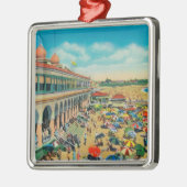 Kroegen op de strand voor het casino metalen ornament (Links)