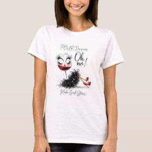 Kroegverhalen Maken Goede Verhalen   Grappige Wijn T-shirt