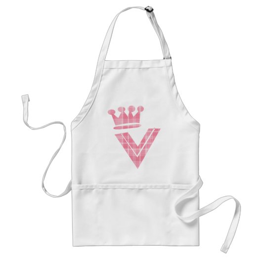 KROEIENDE INITIALEN PINK V STANDAARD SCHORT (Voorkant)