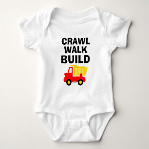 KROEPEN LOPEN BOUWEN leuk bouwer bodysuit voor bab