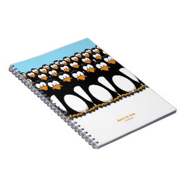 Kroes van Cartoon Penguins Notitieboek