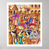 Kroes viert carnaval poster (Voorkant)