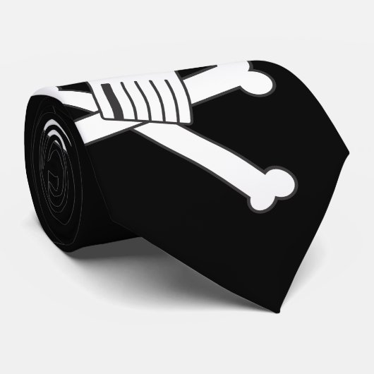 Kroesbeenderen Stropdas (Opgerold)