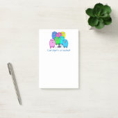 Kroesbiljetten. Fluffie schapen en gepersonaliseer Post-it® Notes (Kantoor)