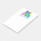 Kroesbiljetten. Fluffie schapen en gepersonaliseer Post-it® Notes (Schuin)
