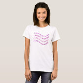 Kroeshaar is Mooi Krullend Haar Grafische T-shirt (Voorkant volledig)