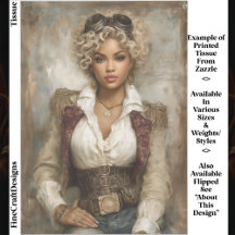 Kroeshaar Steampunk Vrouw, Korset EB2R Découpage