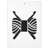 Kroeshaken en rolschaatsen klembord (Achterkant)