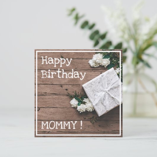  Kroeskistbloem Witte bloemen Kaart (Staand voorkant)