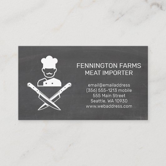 Kroesse nives | Achtergrond karton Visitekaartje (Voorkant)