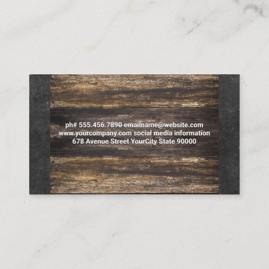 Kroesse nives | Chef-Pet Visitekaartje (Achterkant)