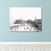 Kroezen Canvas Afdruk (Insitu (Houten vloer))