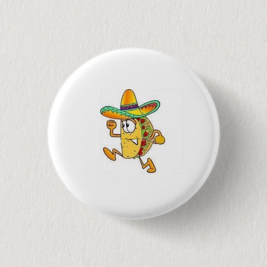 kroezig taco ronde button 3,2 cm (Voorkant)
