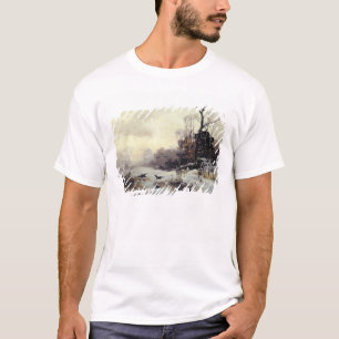 Krogen in een winterlandschap, 1907 t-shirt