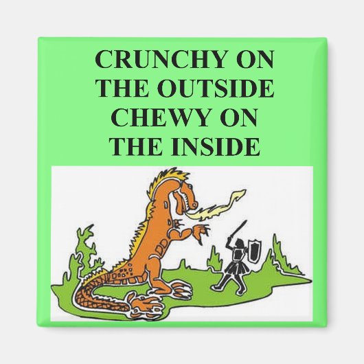 krokante fantasiedraak magneet (Voorkant)