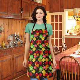 Krokante, knapperige salade bruin schort