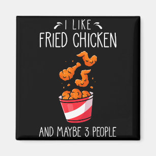 Kroketten Grappige Spreuk - Ik Hou van Kroketten Magneet