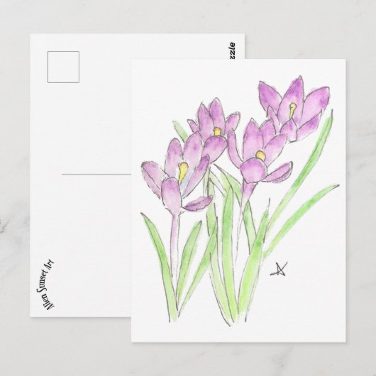 krokodieken briefkaart (Voorkant / Achterkant)