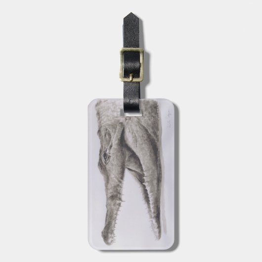 krokodil 2005 bagagelabel (Voorkant verticaal)