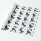 Krokodil Alligator Grappig  Cadeaupapier (Uitgerold)