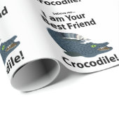 Krokodil Alligator Grappig  Cadeaupapier (Rol Hoek)