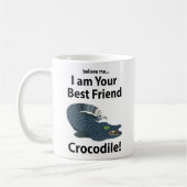 Krokodil Alligator Grappig Koffiemok (Links)