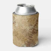 Krokodil batik patroon, stof textuur. blikjeskoeler (Blikje Voorkant)