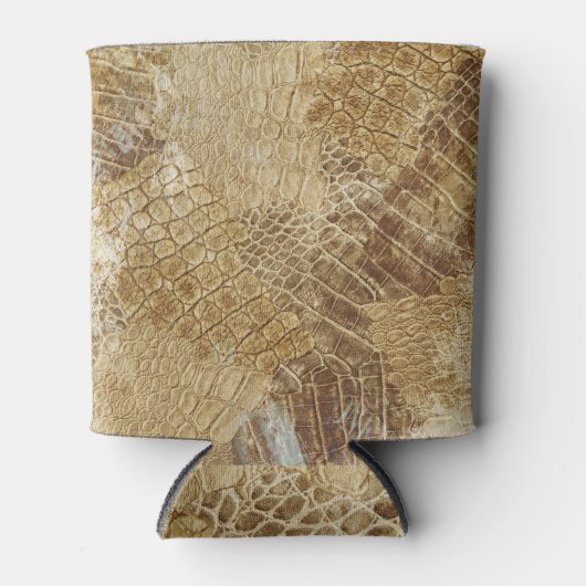 Krokodil batik patroon, stof textuur. blikjeskoeler (Voorkant)