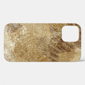 Krokodil batik patroon, stof textuur. Case-Mate iPhone case (Achterkant (horizontaal))