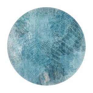 Krokodil Batik: Textured Fabric Art Snijplank