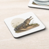 Krokodil Bier Onderzetter (Linkerzijde)