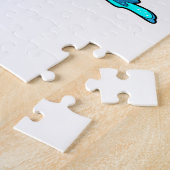 krokodil bij zwemmen in water legpuzzel (Zijkant)