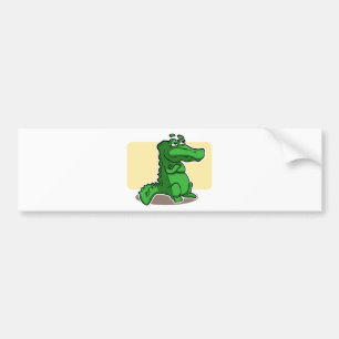 Krokodil Bumpersticker