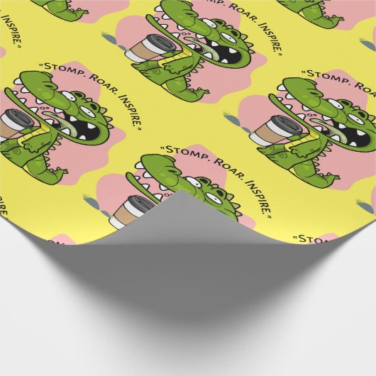 krokodil cadeaupapier (Hoek)