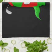 Krokodil Cartoon Golfer op Keuken & Sporthanddoek Theedoek (Gevouwen)