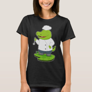 Krokodil Chef Kooklepel T-shirt