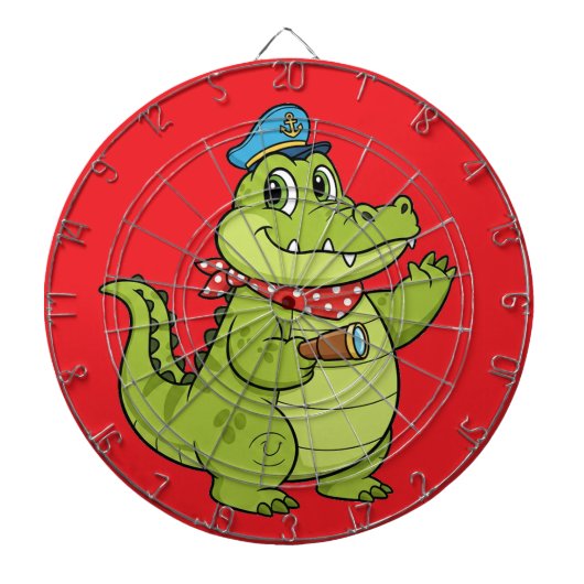 krokodil dartbord (Voorkant)