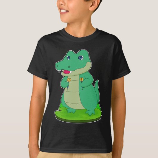 Krokodil Darts Dart T-shirt (Voorkant)