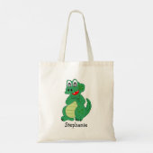 Krokodil Design Tote Bag (Achterkant)