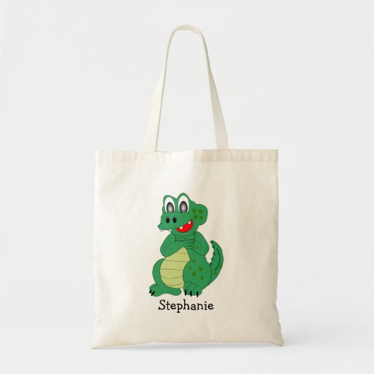 Krokodil Design Tote Bag (Voorkant)
