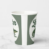 Krokodil: een stijlvol afscheid papieren bekers (Links)