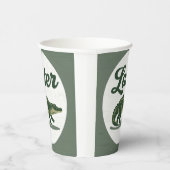 Krokodil: een stijlvol afscheid papieren bekers (Rechts)