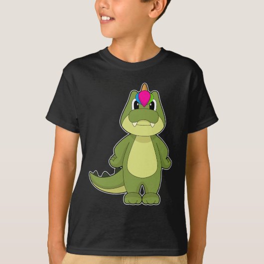 krokodil eenhoorn t-shirt (Voorkant)