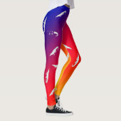 Krokodil Gedrukte Leggings (Rechts)
