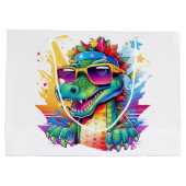 Krokodil gepersonaliseerd Gelukkige Verjaardag Groot Cadeauzakje (Achterkant)