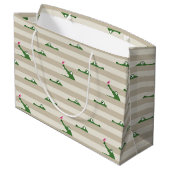 Krokodil Groot Cadeauzakje (Achterkant Gekanteld)